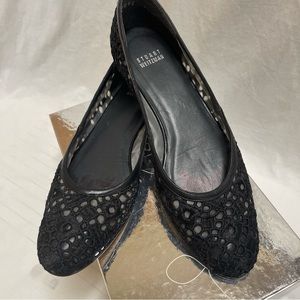 Stuart Weitzman Lace Eyelet Ballet Flats, size 8.5